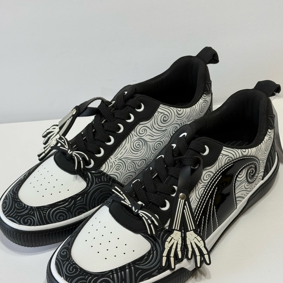 The Nightmare Before Christmas Jack Skeleton Sneakers Men’s Sz 10.5 - Picture 2 of 8